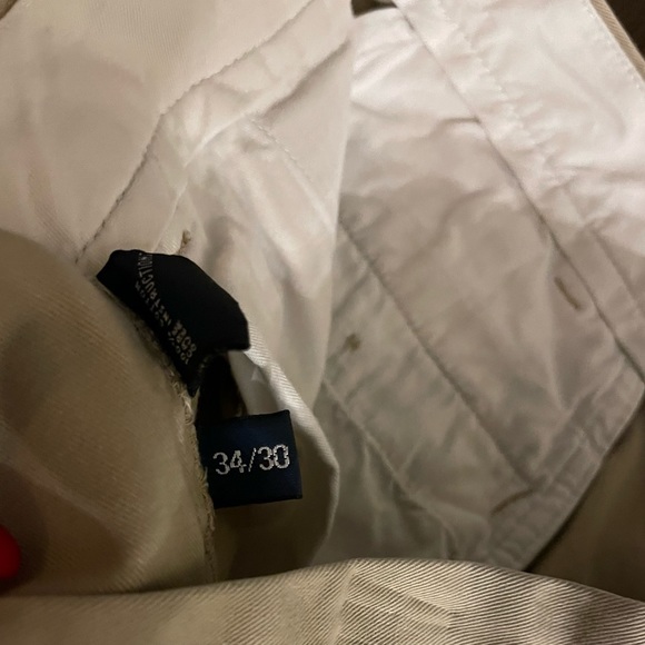 POLO RALPH LAUREN‎ Classic Khaki Chino Flat Front Pants Size 34 - Picture 4 of 6